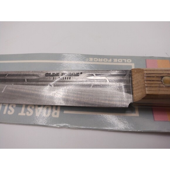 *NEW* Vintage OLDE FORGE HI CARBON 8" Roast Slicer X89008NB 8" Knife - Picture 9 of 11